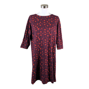 Unisex Marimekko - Trikotaažist kleit, suurus 40 - Veinipunane (1)