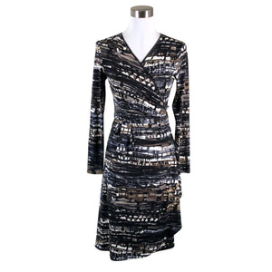 Unisex Andiata - Trikotaažist kleit, suurus 36 - Must (1)
