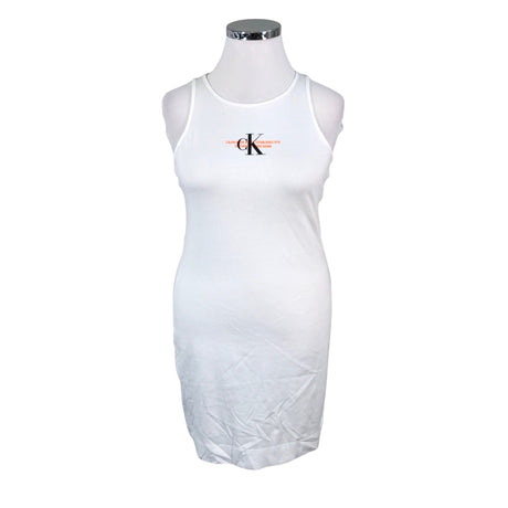 Unisex Calvin Klein - Trikotaažist kleit, suurus 42 - Valge ()