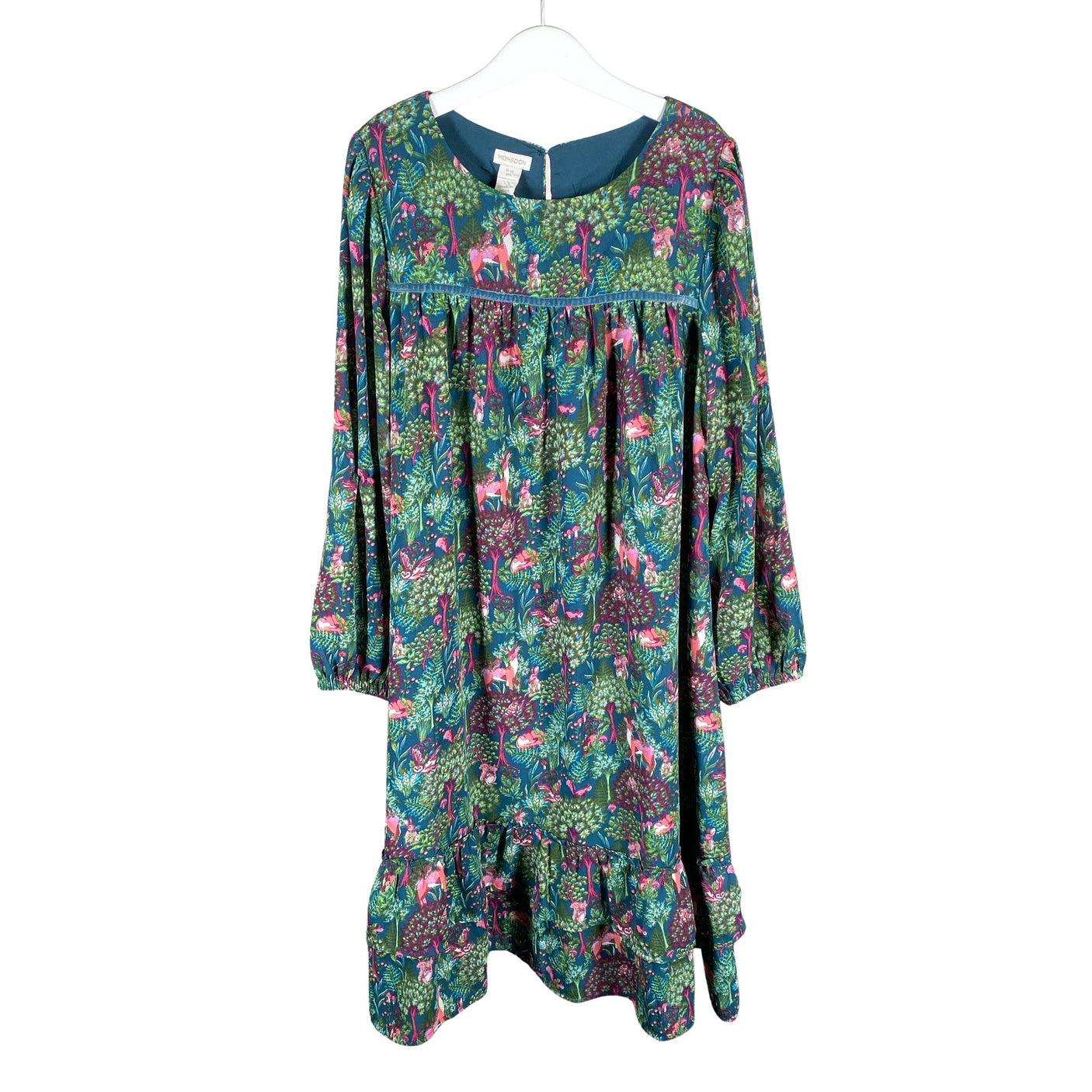 Unisex Monsoon - Mitteveniv kleit, suurus 146 - 152 - Roheline (1)