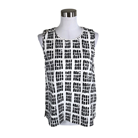 Unisex Nanso - Trikotaažist topp, suurus 40 - Valge ()
