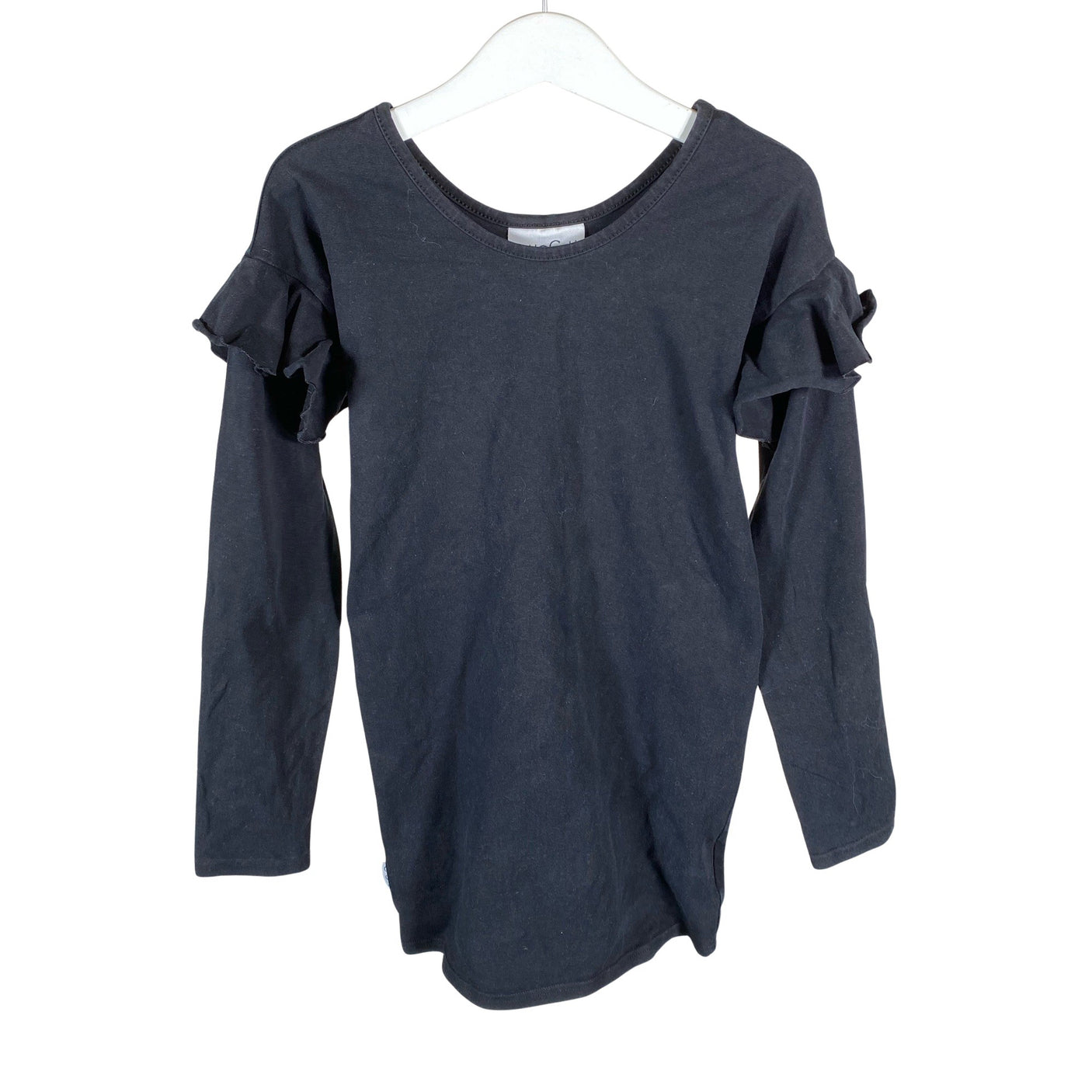 Unisex Gugguu - Trikotaažist pluus, suurus 128 - 134 - Must (1)