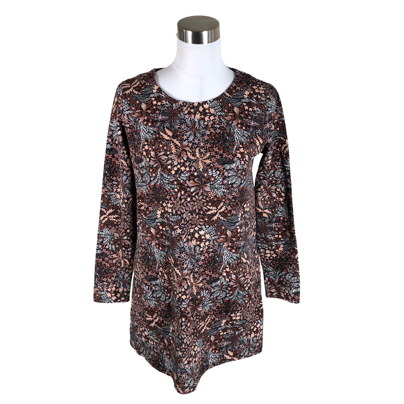 Unisex Nanso - Trikotaažist kleit, suurus 38 - Pruun (1)