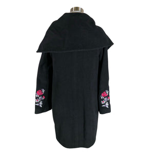 Unisex Monton - Villane mantel, suurus 38 - Must (2)