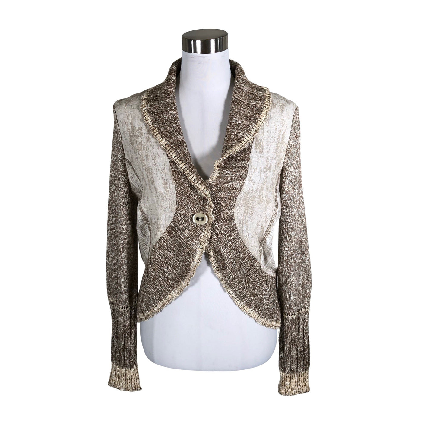Unisex Kello - Kardigan, suurus 40 - Pruun (1)