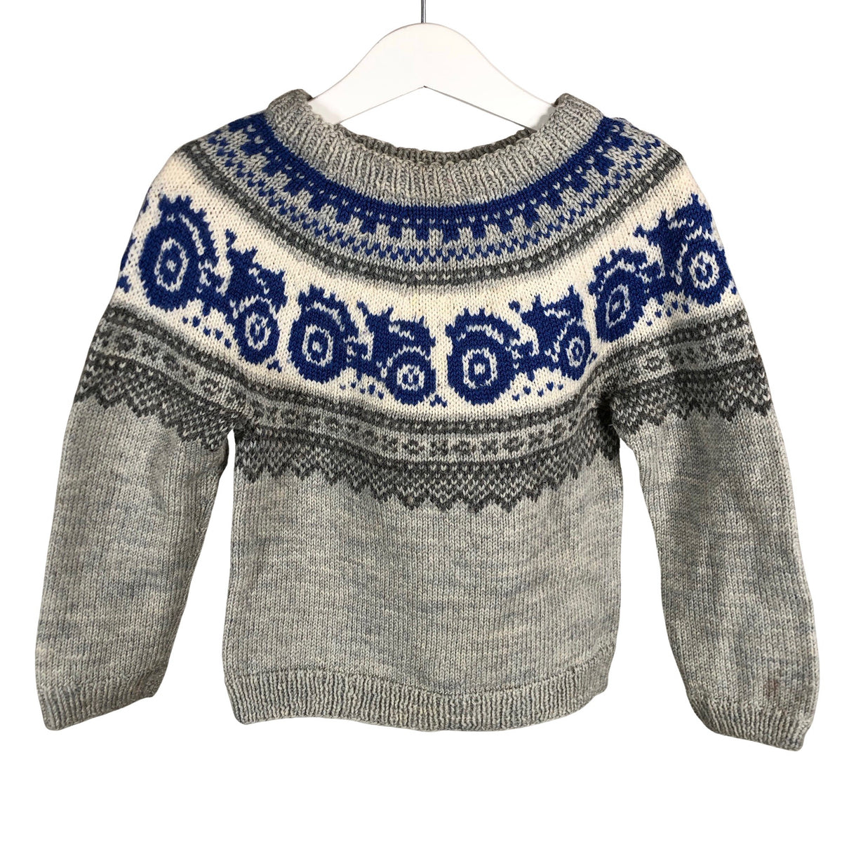 Unisex Handmade - Kampsun, suurus 104 - 110 - Hall (1)