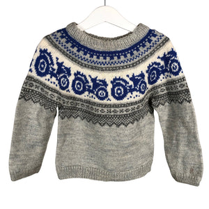 Unisex Handmade - Kampsun, suurus 104 - 110 - Hall (1)