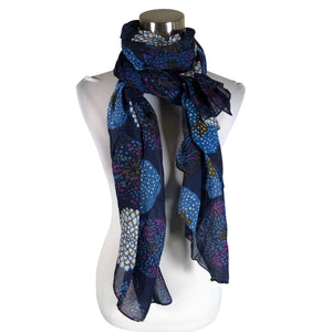 Unisex Marimekko - Õhuke sall, suurus Maxi - Sinine (1)