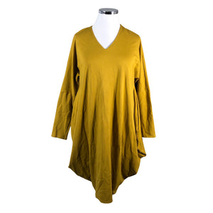 Unisex Marita Huurinainen - Trikotaažist kleit, suurus 44 - Kollane (1)