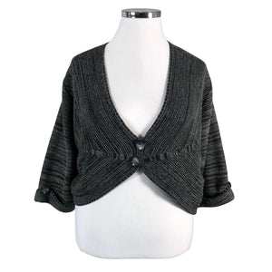 Unisex Gina Laura - Kootud boolero, suurus 44 - Hall (1)