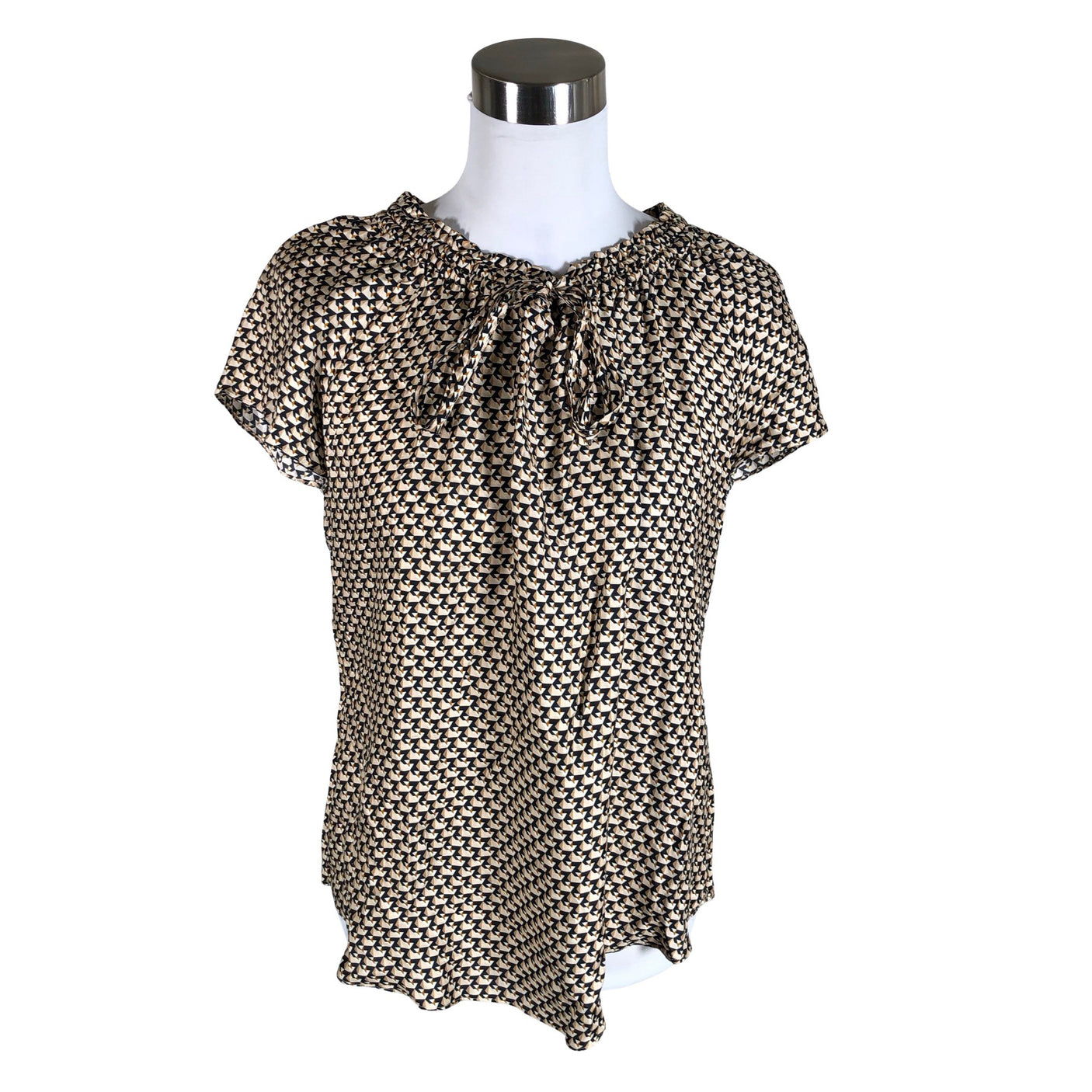 Unisex Sand - Lühikeste käistega pluus, suurus 34 - Beige (1)