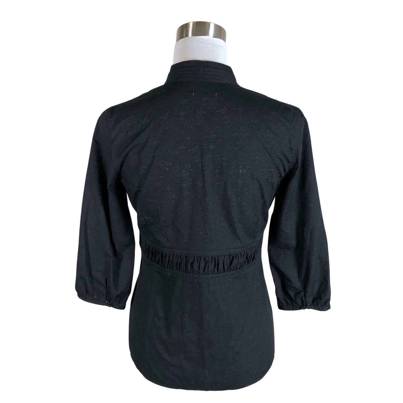 Unisex Tom Tailor - Lühikeste käistega pluus, suurus 36 - Must (2)