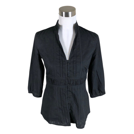 Unisex Tom Tailor - Lühikeste käistega pluus, suurus 36 - Must ()