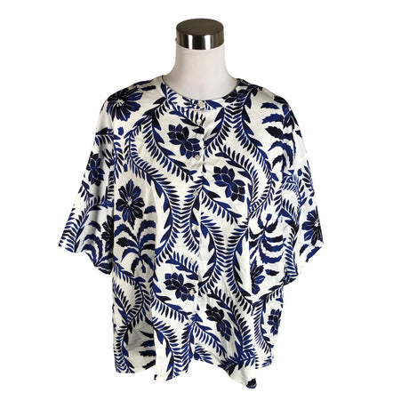 Unisex Milano Italy - Lühikeste käistega pluus, suurus 40 - Valge ()