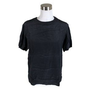 Unisex Holly Hastie - Lühikeste käistega pluus, suurus 40 - Must (1)