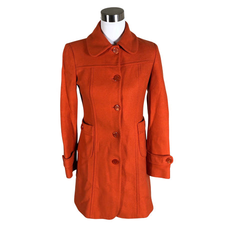 Unisex Sisley - Villane mantel, suurus 38 - Oranž ()