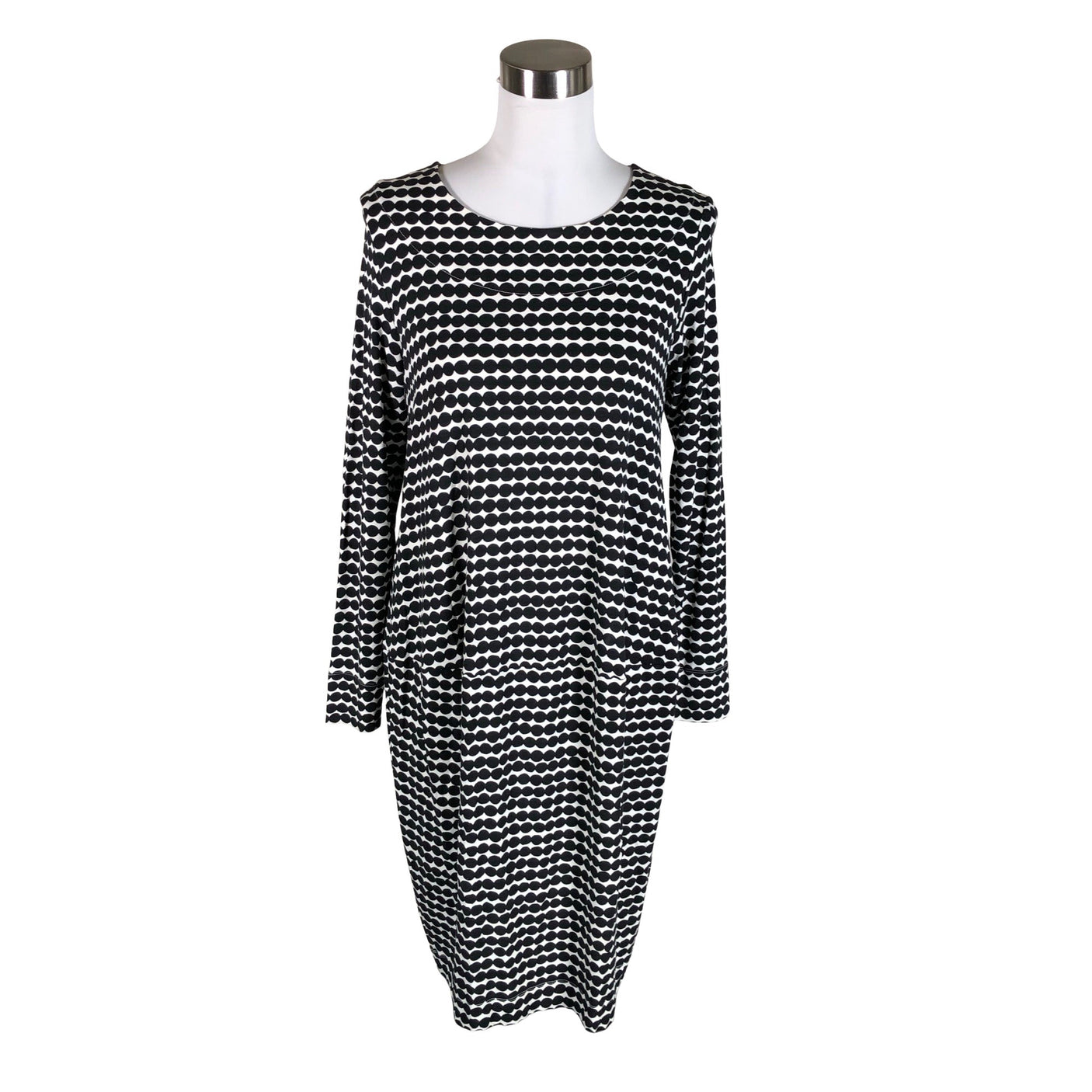 Unisex Marimekko - Trikotaažist kleit, suurus 38 - Valge (1)
