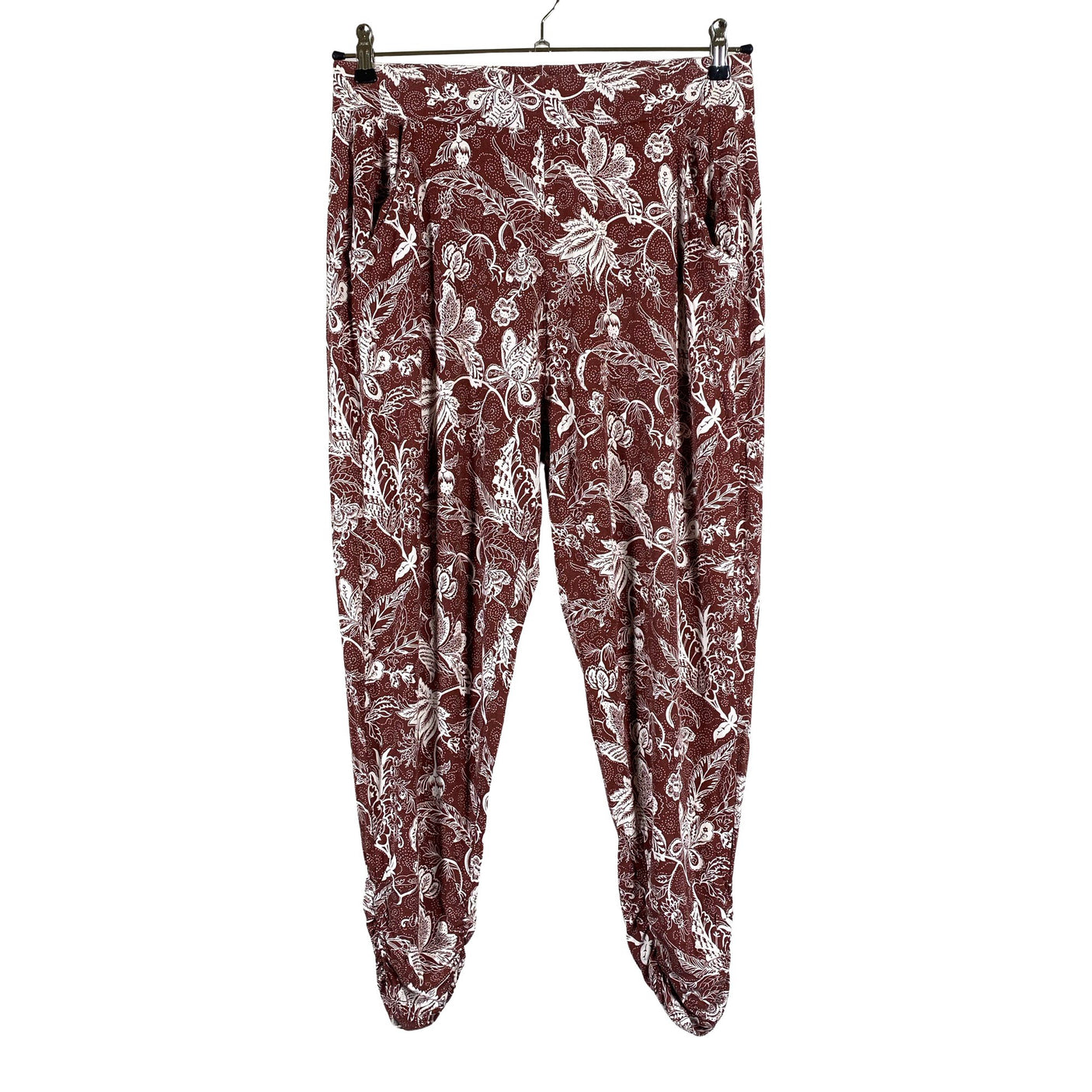 Unisex Lindex - Trikotaažist püksid, suurus 40 - Pruun (1)