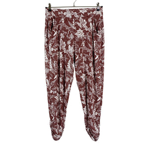Unisex Lindex - Trikotaažist püksid, suurus 40 - Pruun (1)