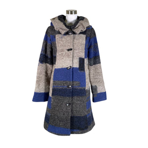 Unisex Aino - Villane mantel, suurus 36 - Sinine (1)