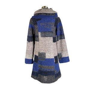 Unisex Aino - Villane mantel, suurus 36 - Sinine (2)