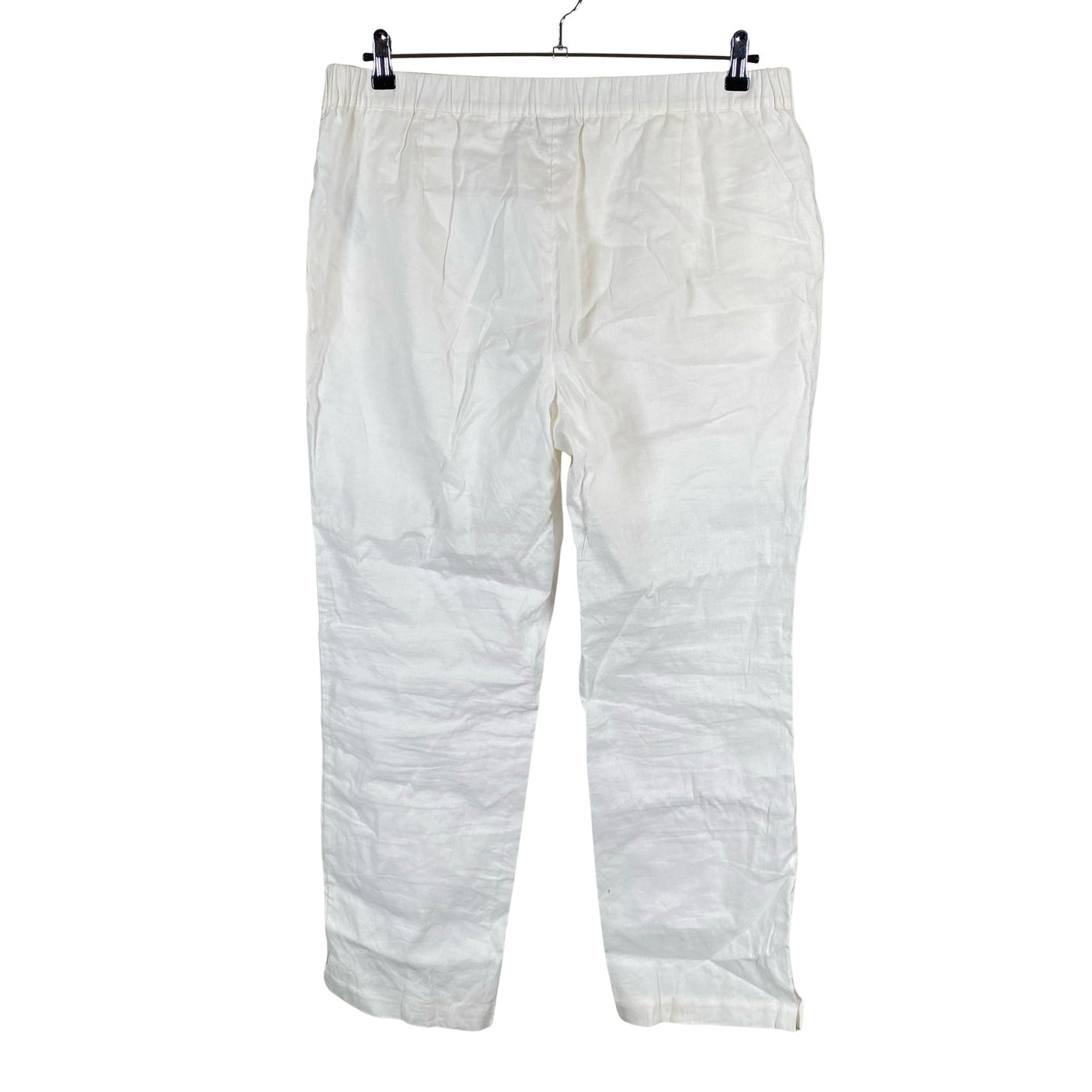 Unisex Ulla Popken - Mittevenivad püksid, suurus 44 - Valge (2)