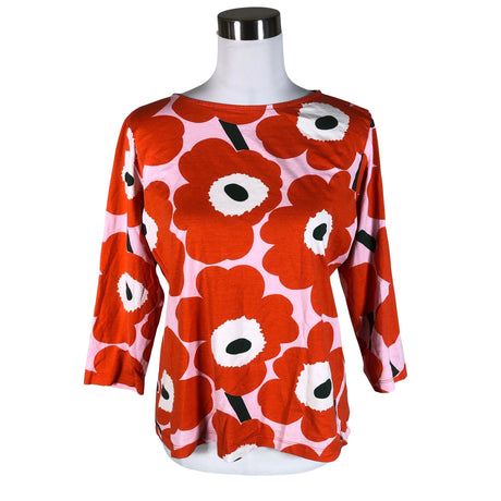 Unisex Marimekko - Trikotaažist pluus, suurus 40 - Punane ()