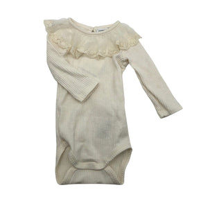 Unisex Name It - Bodi, suurus 56 - 62 - Looduslik valge (1)