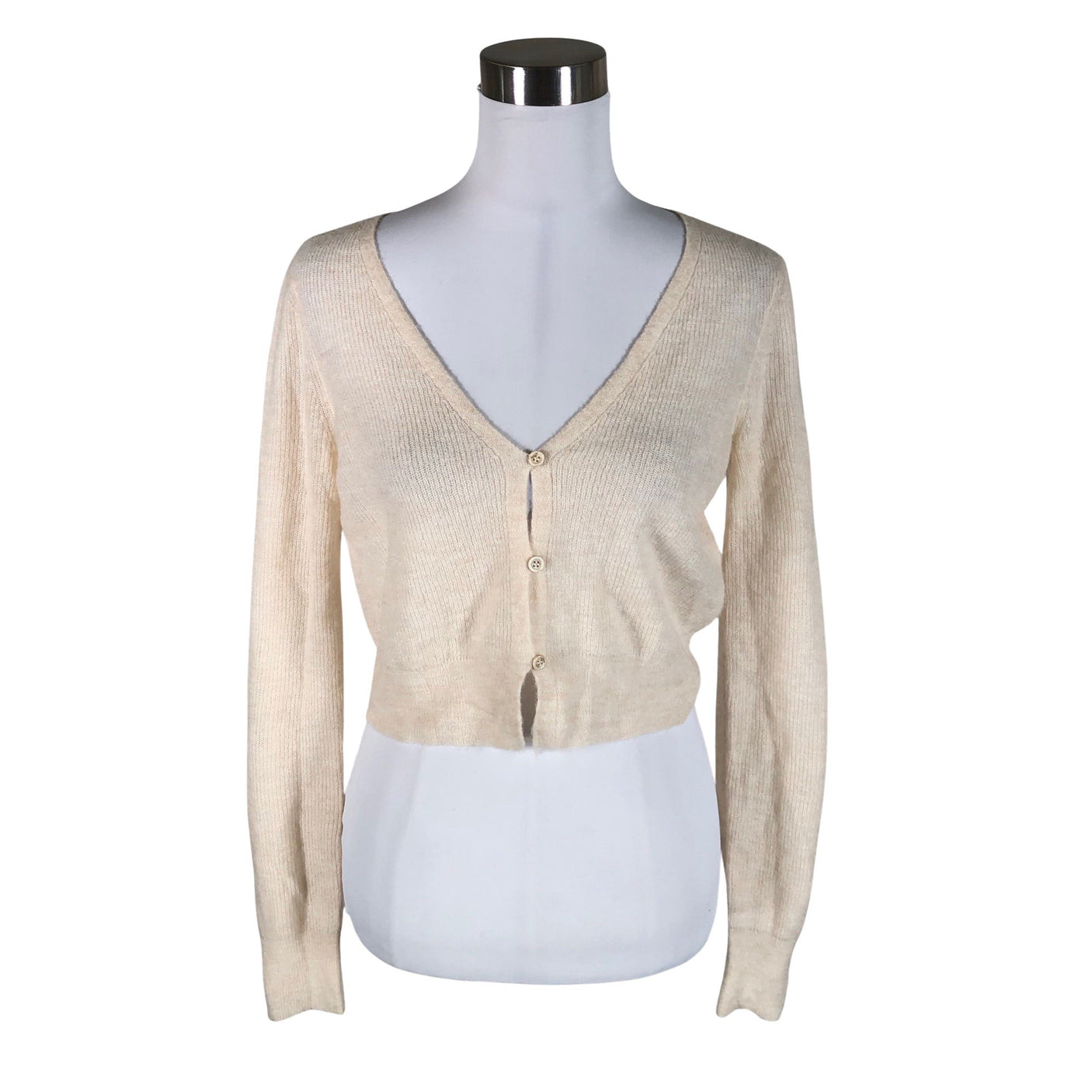 Unisex Massimo Dutti - Kardigan, suurus 36 - Beige (1)