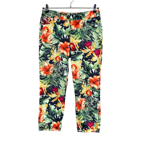 Unisex Gerry Weber - Mittevenivad poolpikad püksid, suurus 38 - Roheline ()