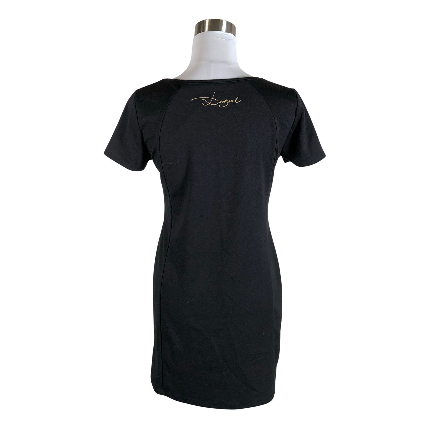 Unisex Desigual - Trikotaažist kleit, suurus 40 - Must (2)