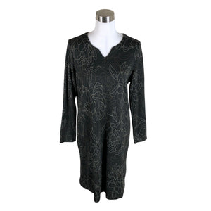 Unisex Gina Laura - Kootud kleit, suurus 40 - Hall (1)