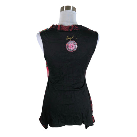 Unisex Desigual - Trikotaažist tuunika, suurus 40 - Heleroosa (2)