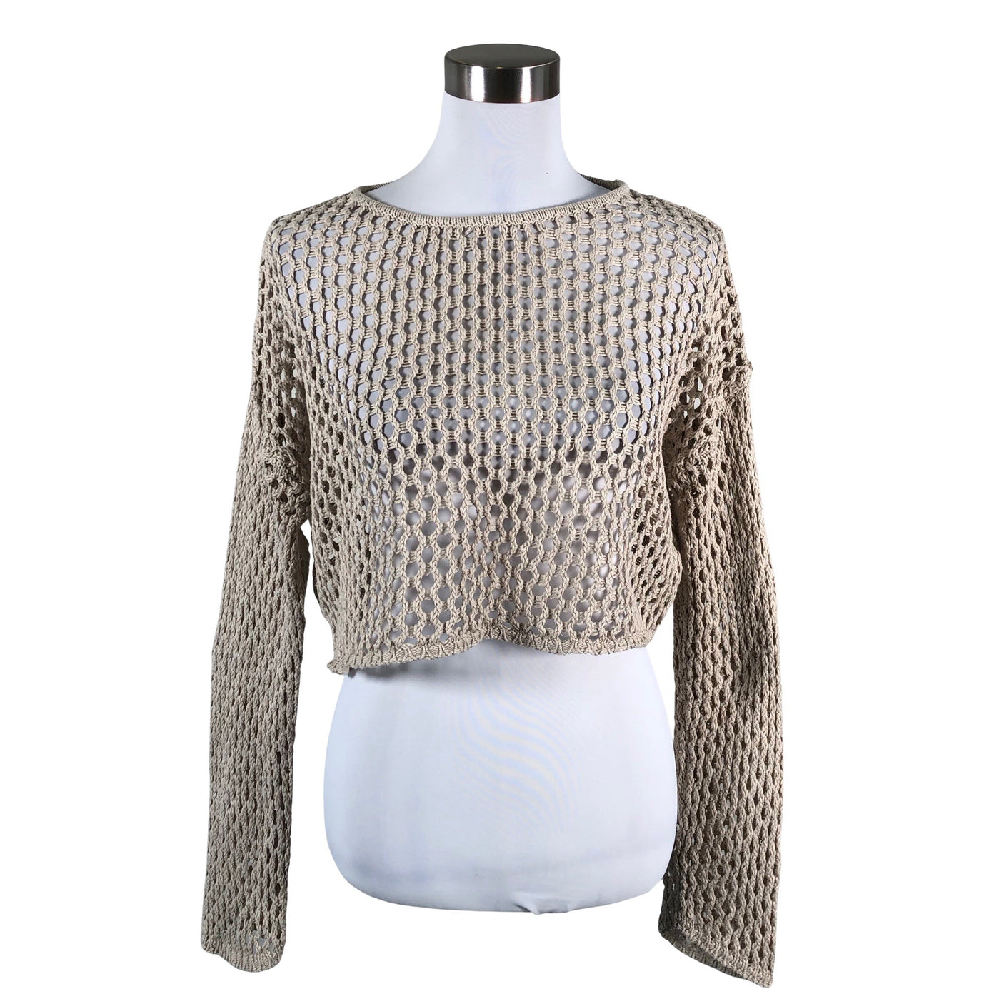 Unisex House Brand - Kampsun, suurus 38 - Beige (1)