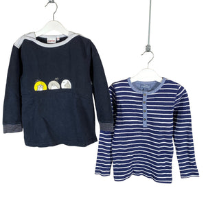 Unisex Esprit - Dressikangast pluus, suurus 116 - 122 - Sinine (1)