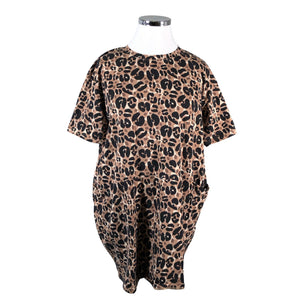 Unisex Nanso - Trikotaažist kleit, suurus 48 - Pruun (1)