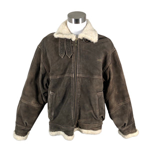 Unisex Jack & Jones - Nahktagi, suurus L - Pruun (1)