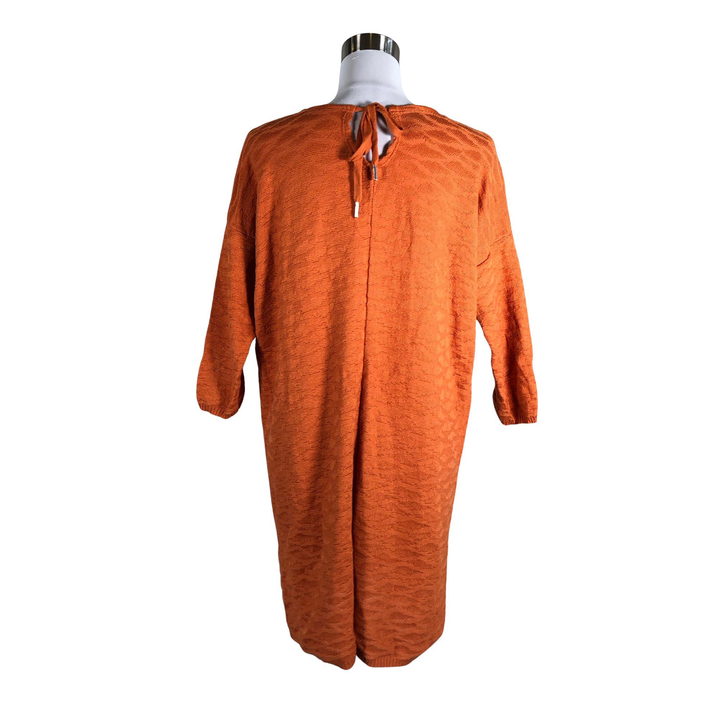 Unisex Kaino - Kootud kleit, suurus 38 - Oranž (2)