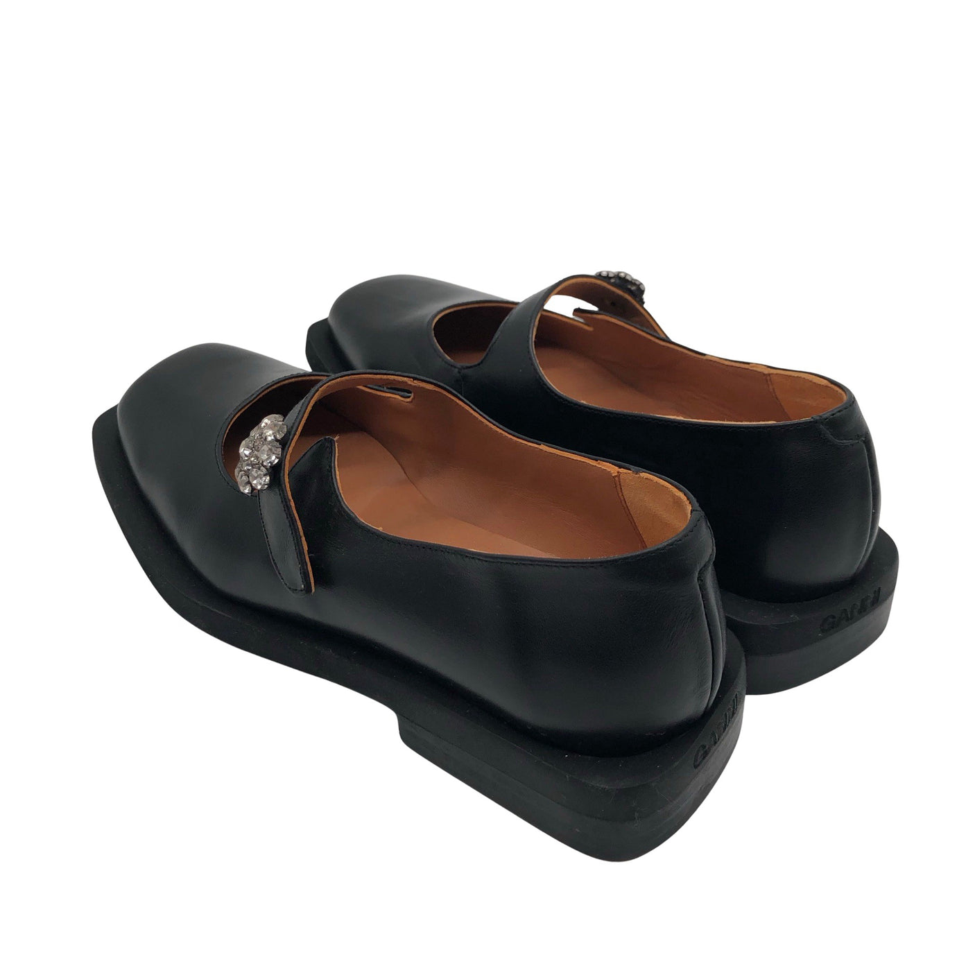 Unisex Ganni - Baleriinad, suurus 37 - Must (2)
