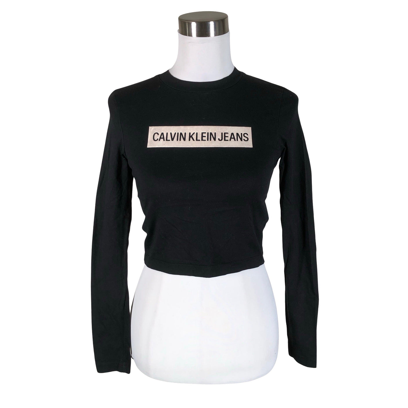 Unisex Calvin Klein - Trikotaažist pluus, suurus 34 - Must (1)