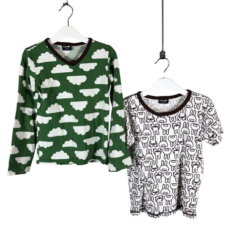 Unisex me&i - Trikotaažist pluus, suurus 122 - 128 - Roheline ()