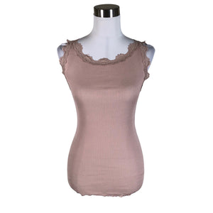 Unisex Rosemunde - Trikotaažist topp, suurus 36 - Heleroosa (1)
