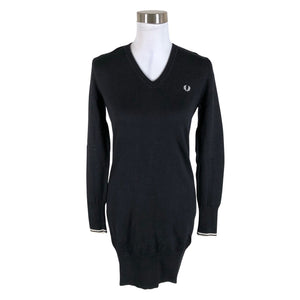 Unisex Fred Perry - Kootud kleit, suurus 36 - Must (1)