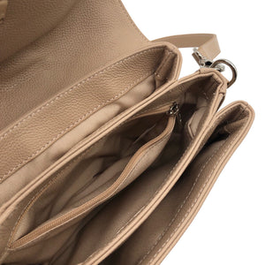 Unisex Lancaster - Õlakott, suurus Midi - Beige (3)