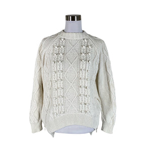 Unisex Lindex - Kampsun, suurus 38 - Looduslik valge (1)