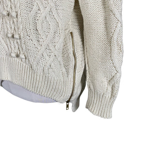 Unisex Lindex - Kampsun, suurus 38 - Looduslik valge (2)