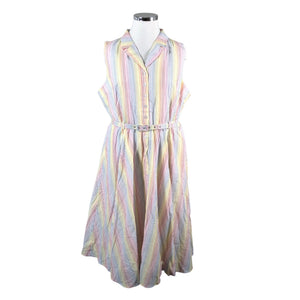 Unisex Collectif - Mitteveniv kleit, suurus 46 - Valge (1)