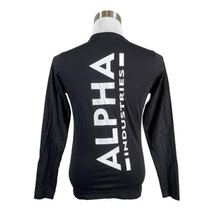 Unisex Alpha Industries - Trikotaažist pluus, suurus M - Must (2)