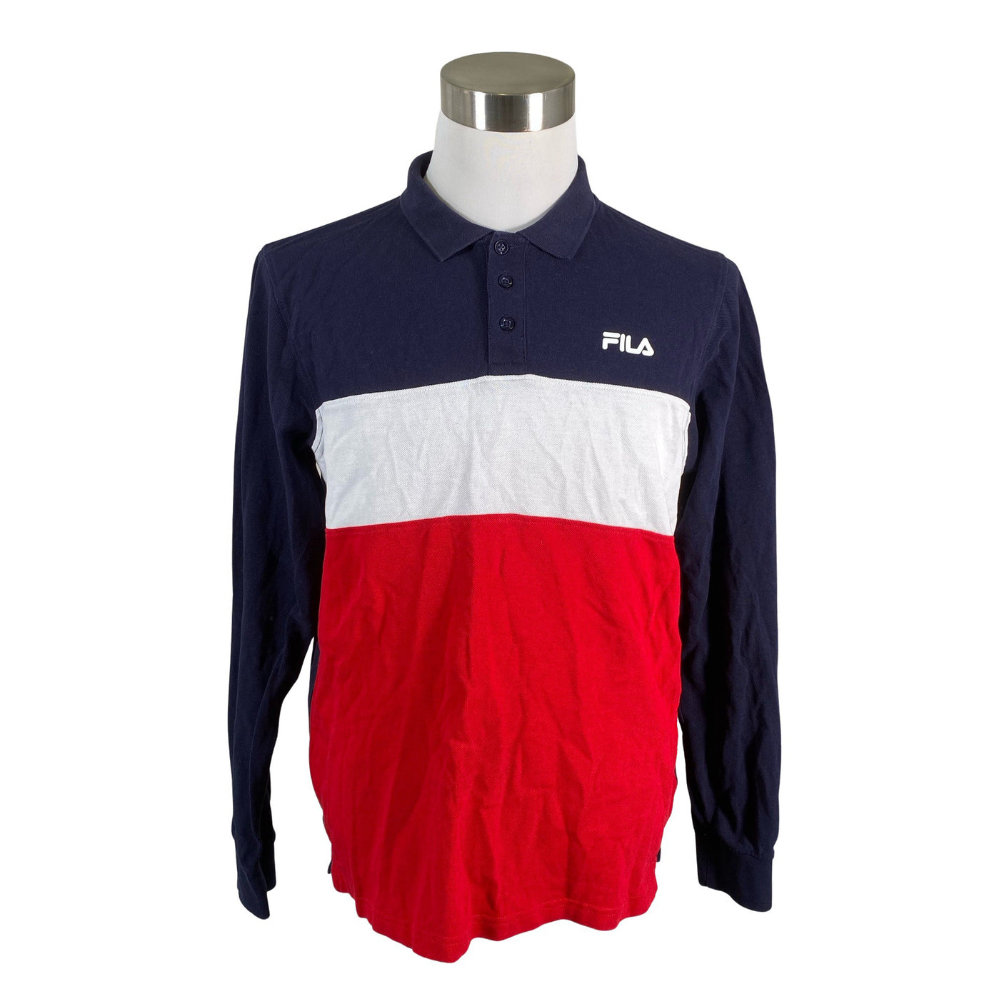 Unisex Fila - Polosärk, suurus L - Sinine (1)