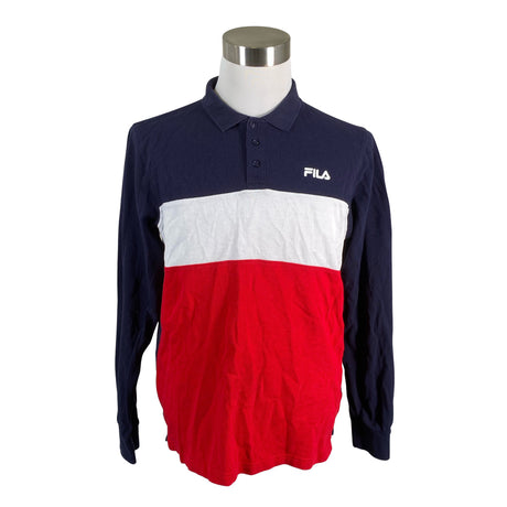 Unisex Fila - Polosärk, suurus L - Sinine ()